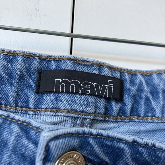 Mavi New York High Rise Straight Leg Jeans Womens 30 Blue - Picture 5 of 13